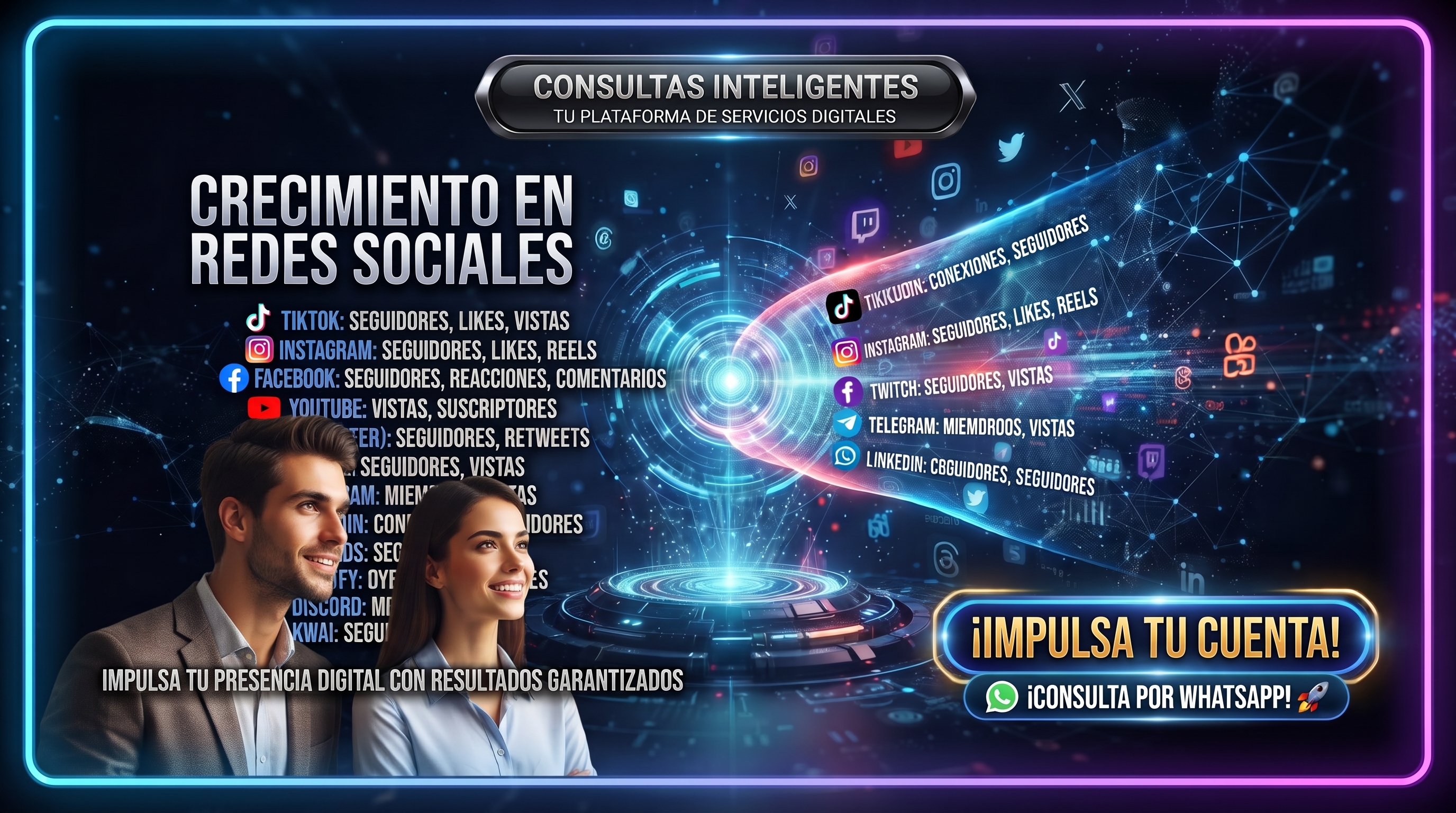 Crecimiento en Redes